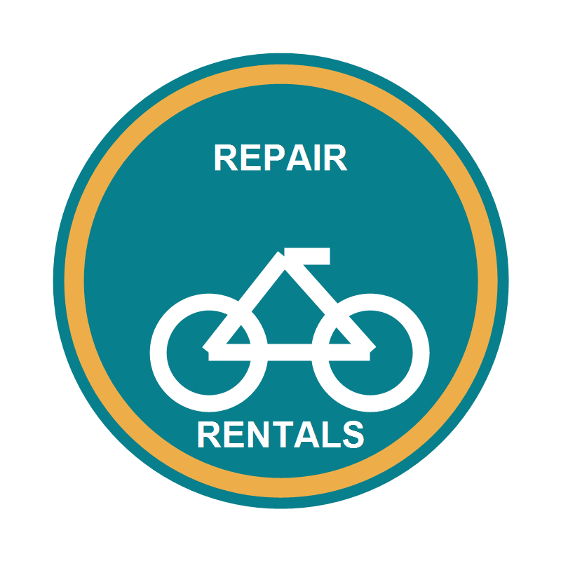 Bike repair badge graphic